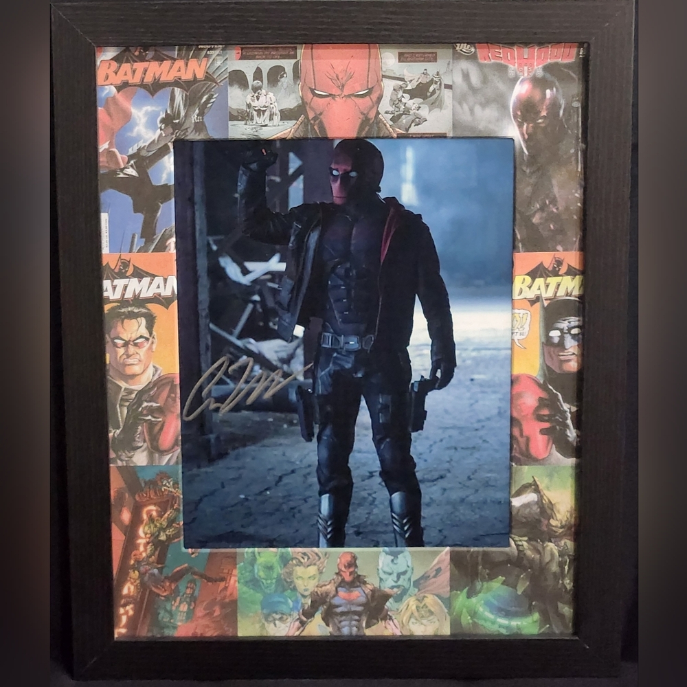 Curran Walters - Red Hood Custom Matted & Framed Signed/Autographed Photo B
